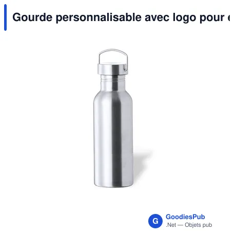 Gourde personnalisable avec logo pour entreprises - Karmel