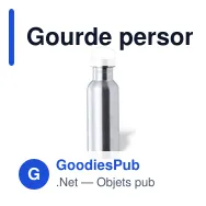 Gourde personnalisable avec logo pour entreprises - Karmel - Miniature 2