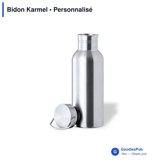 Gourde personnalisable avec logo pour entreprises - Karmel - Image 3