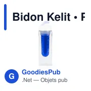 Gourde personnalisable avec logo pour entreprises - modèle Kelit - Miniature 3