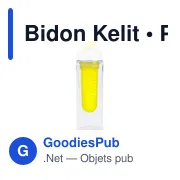 Gourde personnalisable avec logo pour entreprises - modèle Kelit - Miniature 7