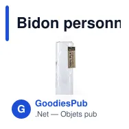 Bidon personnalisable Kutyl avec logo - Gourde éco-friendly 830 ml - Miniature 1