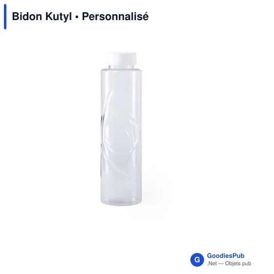 Bidon personnalisable Kutyl avec logo - Gourde éco-friendly 830 ml - Image 2