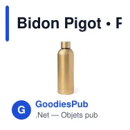 Bidon Pigot - Miniature 11