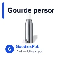 Gourde personnalisée avec logo entreprise - Miniature 3