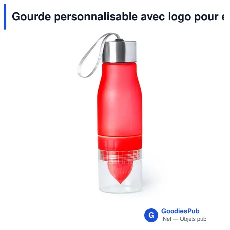 Gourde personnalisable avec logo pour entreprises - Selmy