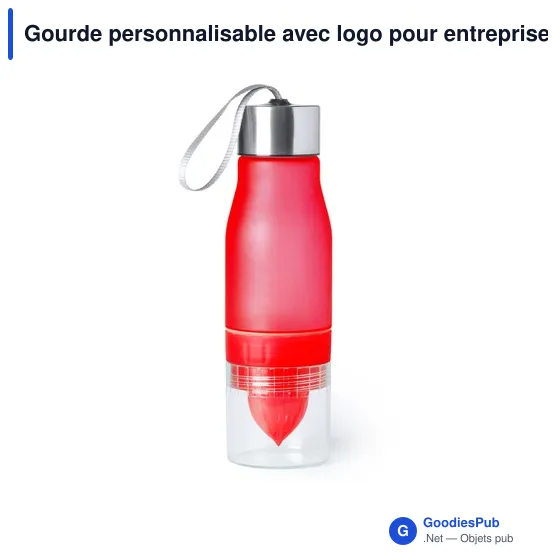 Gourde personnalisable avec logo pour entreprises - Selmy - Image 2