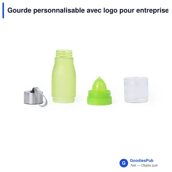 Gourde personnalisable avec logo pour entreprises - Selmy - Image 3
