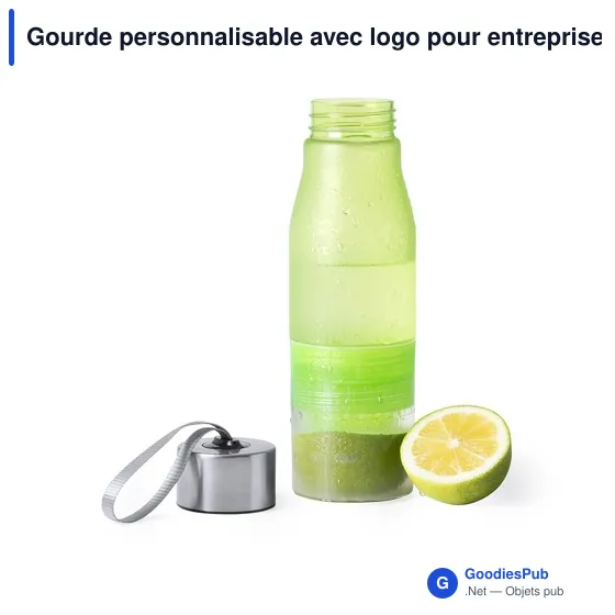 Gourde personnalisable avec logo pour entreprises - Selmy - Image 4