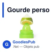 Gourde personnalisable avec logo pour entreprises - Selmy - Miniature 5