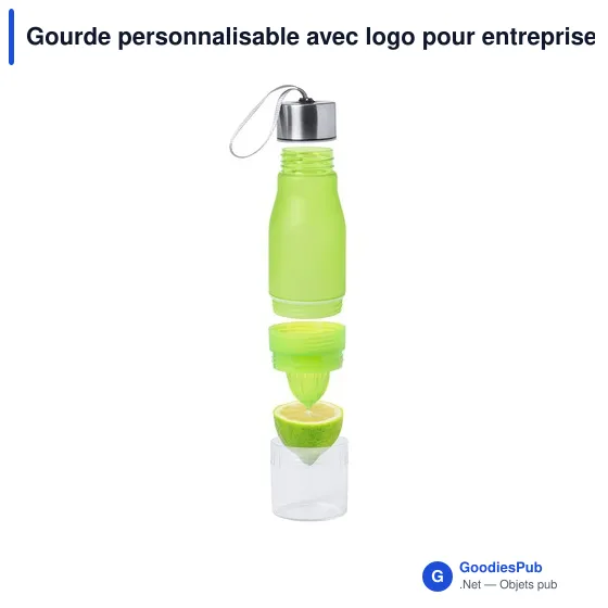 Gourde personnalisable avec logo pour entreprises - Selmy - Image 6