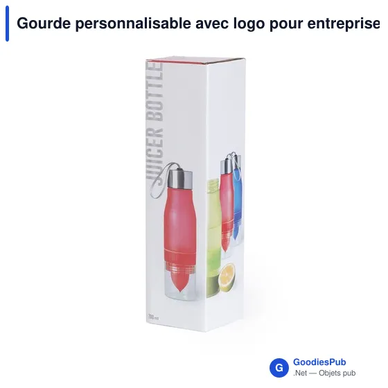 Gourde personnalisable avec logo pour entreprises - Selmy - Image 7
