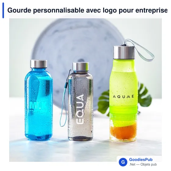 Gourde personnalisable avec logo pour entreprises - Selmy - Image 8