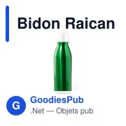 Bidon personnalisable en aluminium Raican avec logo - Miniature 1