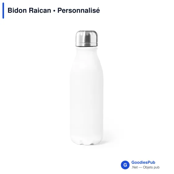 Bidon personnalisable en aluminium Raican avec logo - Image 11