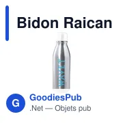 Bidon personnalisable en aluminium Raican avec logo - Miniature 4
