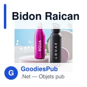 Bidon personnalisable en aluminium Raican avec logo - Miniature 5