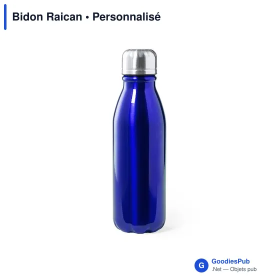 Bidon personnalisable en aluminium Raican avec logo - Image 6