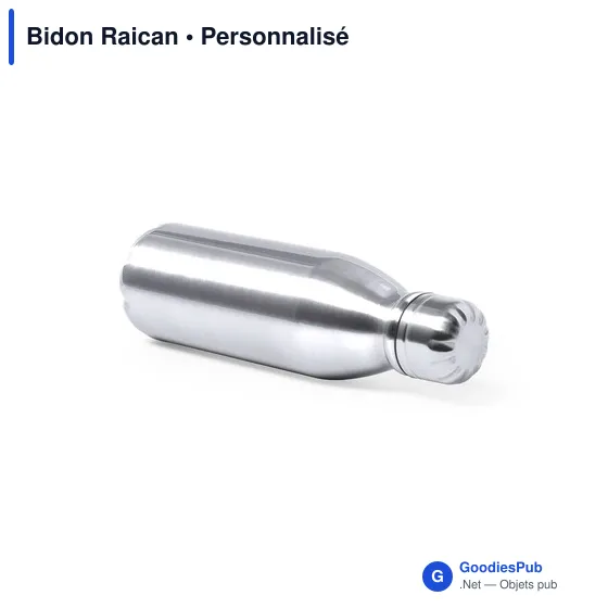 Bidon personnalisable en aluminium Raican avec logo - Image 8
