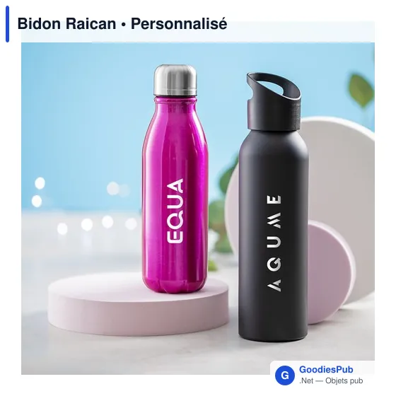 Bidon personnalisable en aluminium Raican avec logo - Image 10
