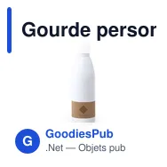 Gourde personnalisable avec logo pour entreprises - modèle Rekka - Miniature 3