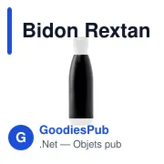Bidon personnalisable en acier inoxydable avec logo - Rextan - Miniature 5