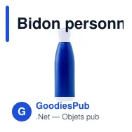 Bidon personnalisable en acier inoxydable avec logo - Rextan - Miniature 9
