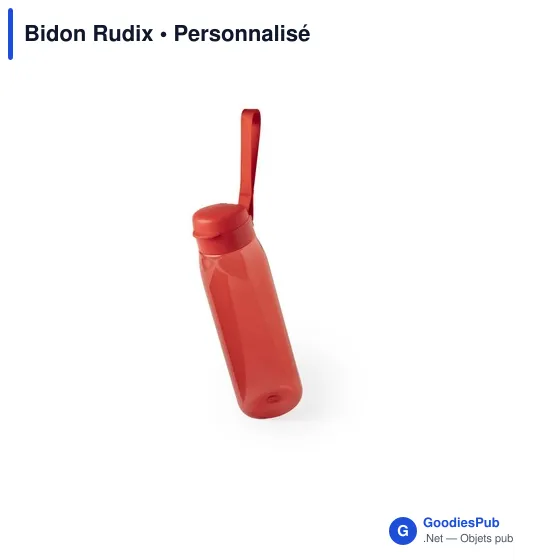 Gourde personnalisable avec logo pour entreprises - Modèle Rudix - Image 4