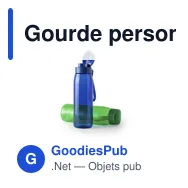 Gourde personnalisable avec logo pour entreprises - Modèle Rudix - Miniature 9