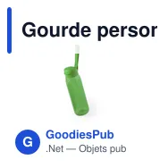 Gourde personnalisable avec logo pour entreprises - Modèle Rudix - Miniature 10