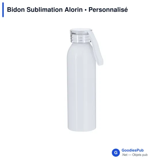 Bidon personnalisable en aluminium avec logo - Alorin - Image 3