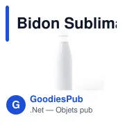 Bidon Sublimation Crafor - Miniature 2