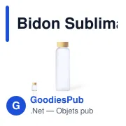 Bidon Sublimation Kaory - Miniature 1