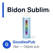 Bidon Sublimation Vantex - Miniature 3