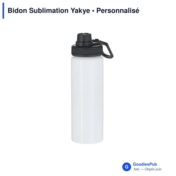 Bidon personnalisable en aluminium pour logo - Yakye - Image 3