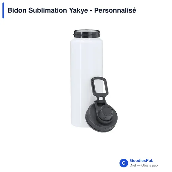 Bidon personnalisable en aluminium pour logo - Yakye - Image 5