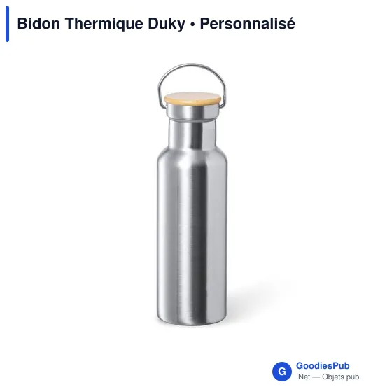 Gourde isotherme personnalisable avec logo pour entreprise - Image 2