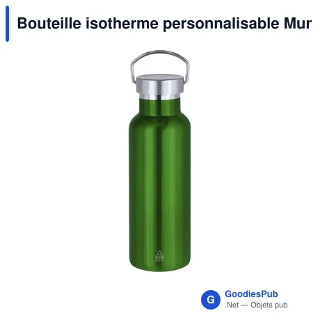 Bouteille isotherme personnalisable Muns avec logo