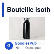 Bouteille isotherme personnalisable Muns avec logo - Miniature 12