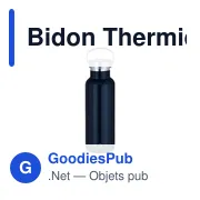 Bouteille isotherme personnalisable Muns avec logo - Miniature 8