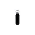 Variante noir - Bouteille isotherme personnalisable Muns avec logo