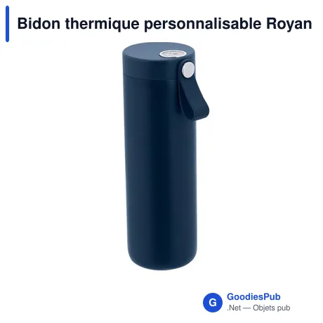 Bidon thermique personnalisable Royan avec logo - 500 ml