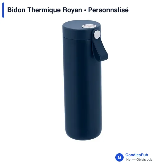 Bidon thermique personnalisable Royan avec logo - 500 ml - Image 1