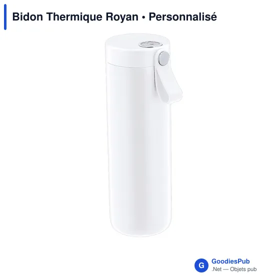Bidon thermique personnalisable Royan avec logo - 500 ml - Image 3