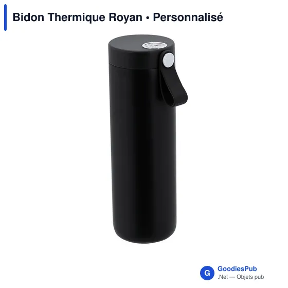 Bidon thermique personnalisable Royan avec logo - 500 ml - Image 5