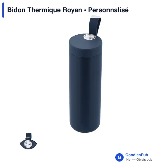 Bidon thermique personnalisable Royan avec logo - 500 ml - Image 6