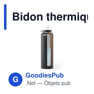 Bidon thermique personnalisable en acier inoxydable - Staveravec logo - Miniature 12