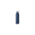Variante bleu marine - Bidon thermique personnalisable en acier inoxydable - Staveravec logo