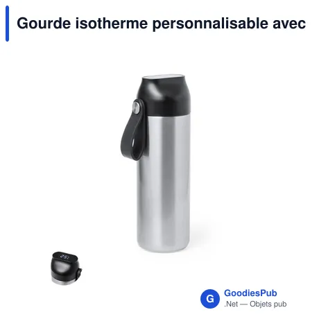 Gourde isotherme personnalisable avec logo pour entreprises