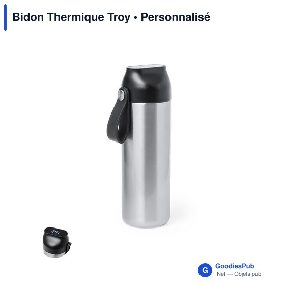 Gourde isotherme personnalisable avec logo pour entreprises - Image 1